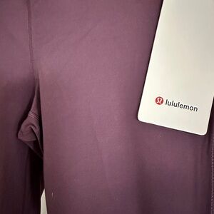 Lululemon Align Mini-Flare Pant Regular Leggings in Deep Plum, size 8